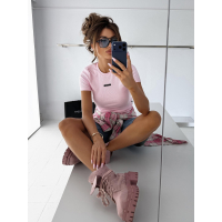 BLUZKA T-SHIRT OLAVOGA LAVENA PINK