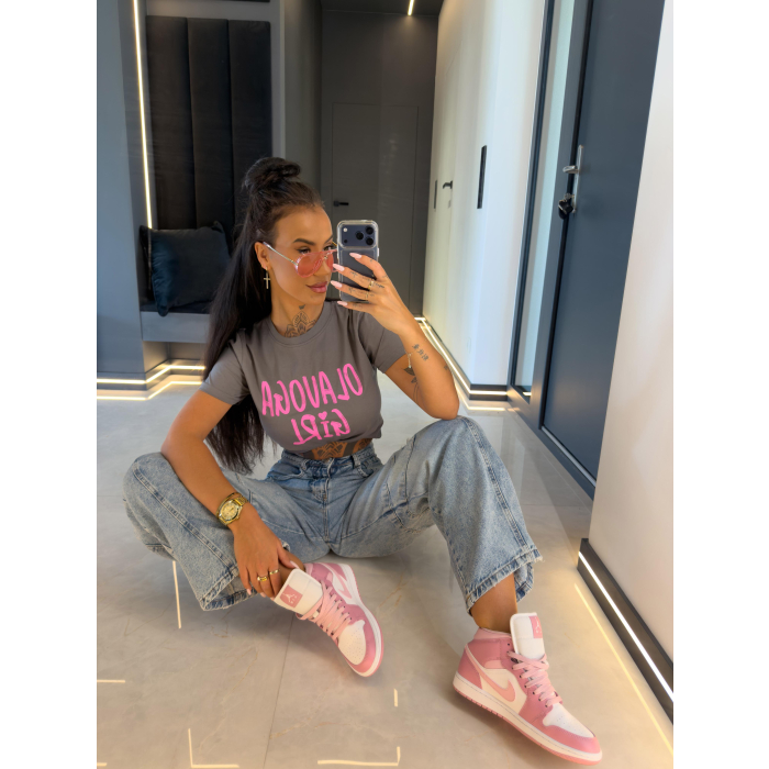 BLUZKA T-SHIRT OLAVOGA MALEDY GRAFIT