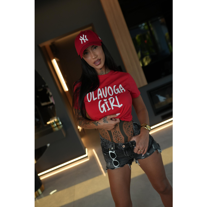 BLUZKA T-SHIRT OLAVOGA MALEDY RED