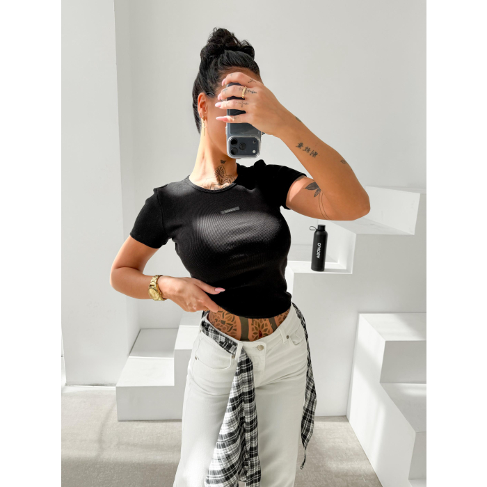 BLUZKA T-SHIRT OLAVOGA MOVENA BLACK