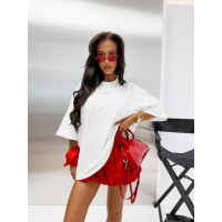 BLUZKA T-SHIRT OVERSIZE OLAVOGA ALYSSE ECRU