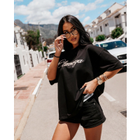 BLUZKA T-SHIRT OVERSIZE OLAVOGA AMYRAL BLACK