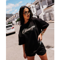 BLUZKA T-SHIRT OVERSIZE OLAVOGA AMYRAL BLACK