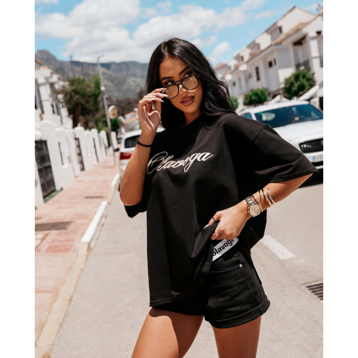 BLUZKA T-SHIRT OVERSIZE OLAVOGA AMYRAL BLACK