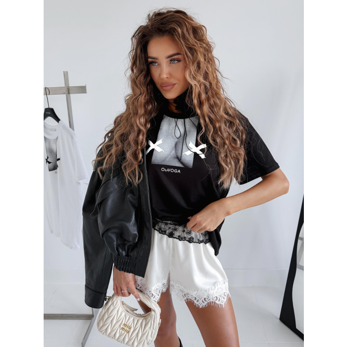 BLUZKA T-SHIRT OVERSIZE OLAVOGA BRESTO BLACK