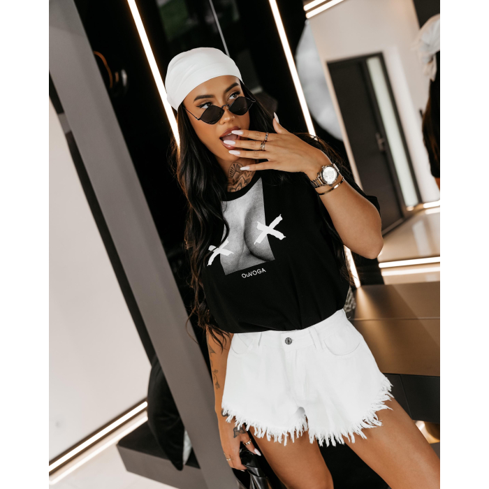 BLUZKA T-SHIRT OVERSIZE OLAVOGA BRESTO BLACK