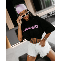 BLUZKA T-SHIRT OVERSIZE OLAVOGA COLIN BLACK