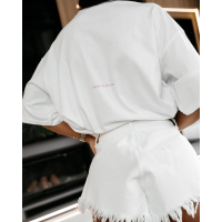 BLUZKA T-SHIRT OVERSIZE OLAVOGA COLIN ECRU