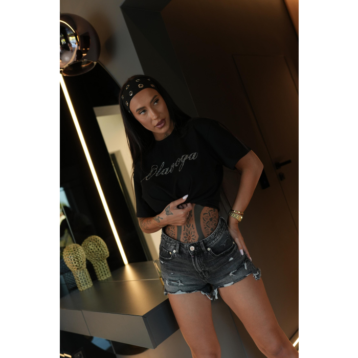 BLUZKA T-SHIRT OVERSIZE OLAVOGA NALARI BLACK
