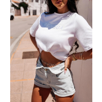 BLUZKA T-SHIRT OVERSIZE OLAVOGA OVIRA WHITE