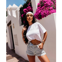 BLUZKA T-SHIRT OVERSIZE OLAVOGA OVIRA WHITE