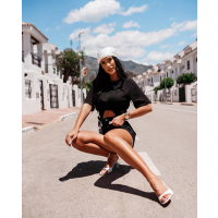 BLUZKA T-SHIRT OVERSIZE OLAVOGA OVIRA BLACK