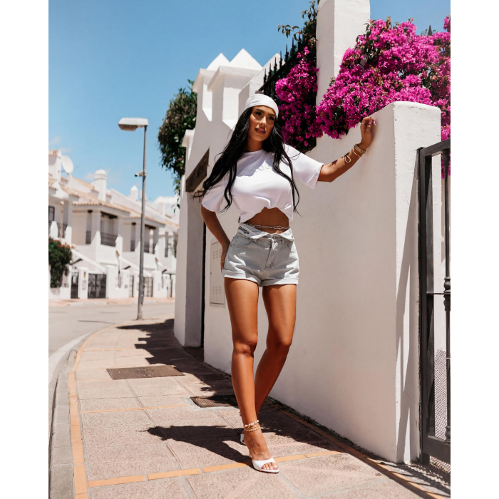 BLUZKA T-SHIRT OVERSIZE OLAVOGA OVIRA WHITE
