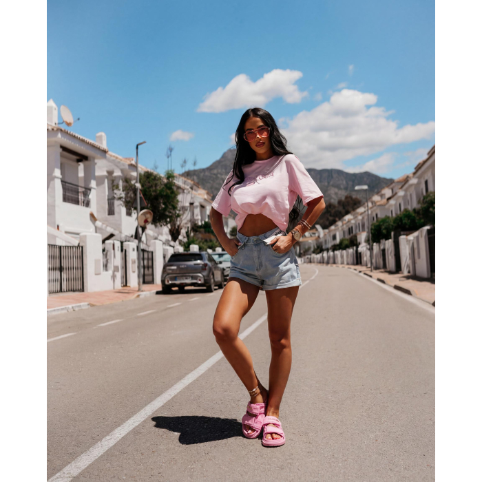 BLUZKA T-SHIRT OVERSIZE OLAVOGA OVIRA PINK