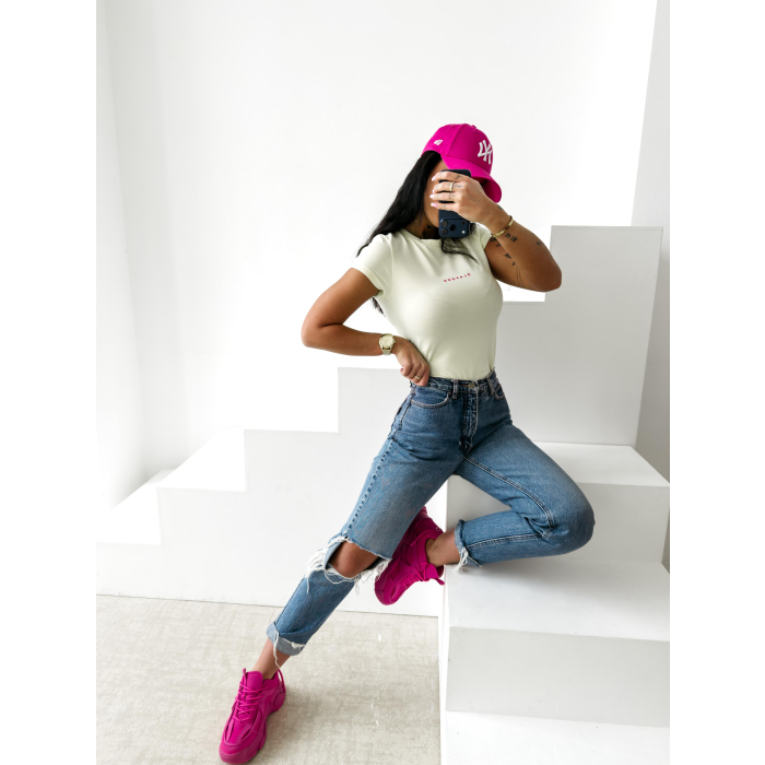 BLUZKA T-SHIRT SLIM OLAVOGA LIVA LIME