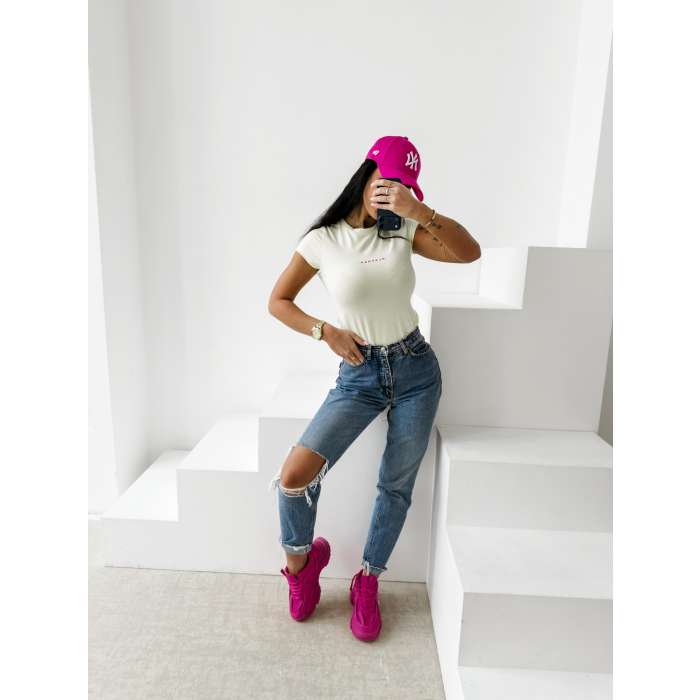 BLUZKA T-SHIRT SLIM OLAVOGA LIVA LIME