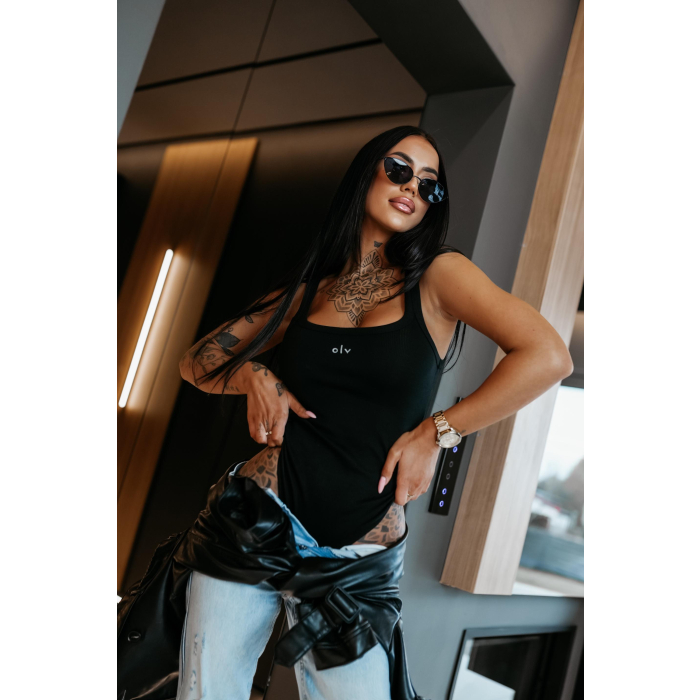 BODY DAMSKIE PRĄŻEK OLAVOGA AKOPI BLACK