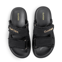 BUTY DAMSKIE KLAPKI OLAVOGA SHOES BERLIOZ BLACK