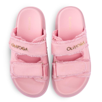 BUTY DAMSKIE KLAPKI OLAVOGA SHOES BERLIOZ LIGHT PINK