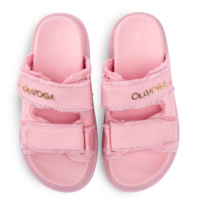 BUTY DAMSKIE KLAPKI OLAVOGA SHOES BERLIOZ LIGHT PINK