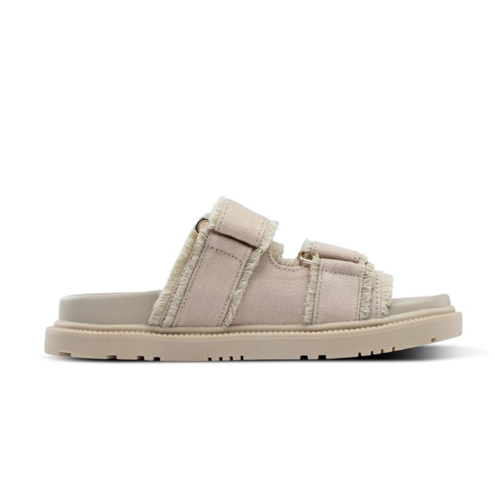 BUTY DAMSKIE KLAPKI OLAVOGA SHOES BERLIOZ BEIGE