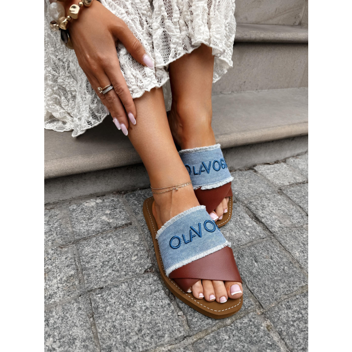 BUTY DAMSKIE KLAPKI OLAVOGA SHOES SORA
