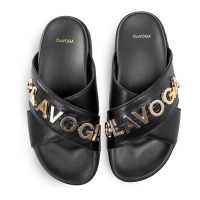 BUTY DAMSKIE KLAPKI OLAVOGA SHOES TILLY BLACK