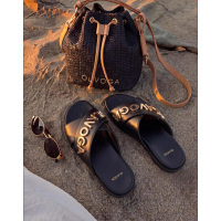 BUTY DAMSKIE KLAPKI OLAVOGA SHOES TILLY BLACK
