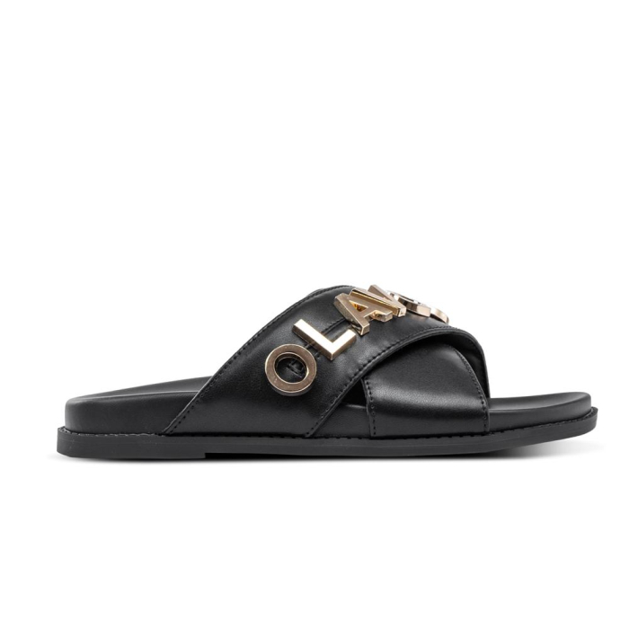 BUTY DAMSKIE KLAPKI OLAVOGA SHOES TILLY BLACK
