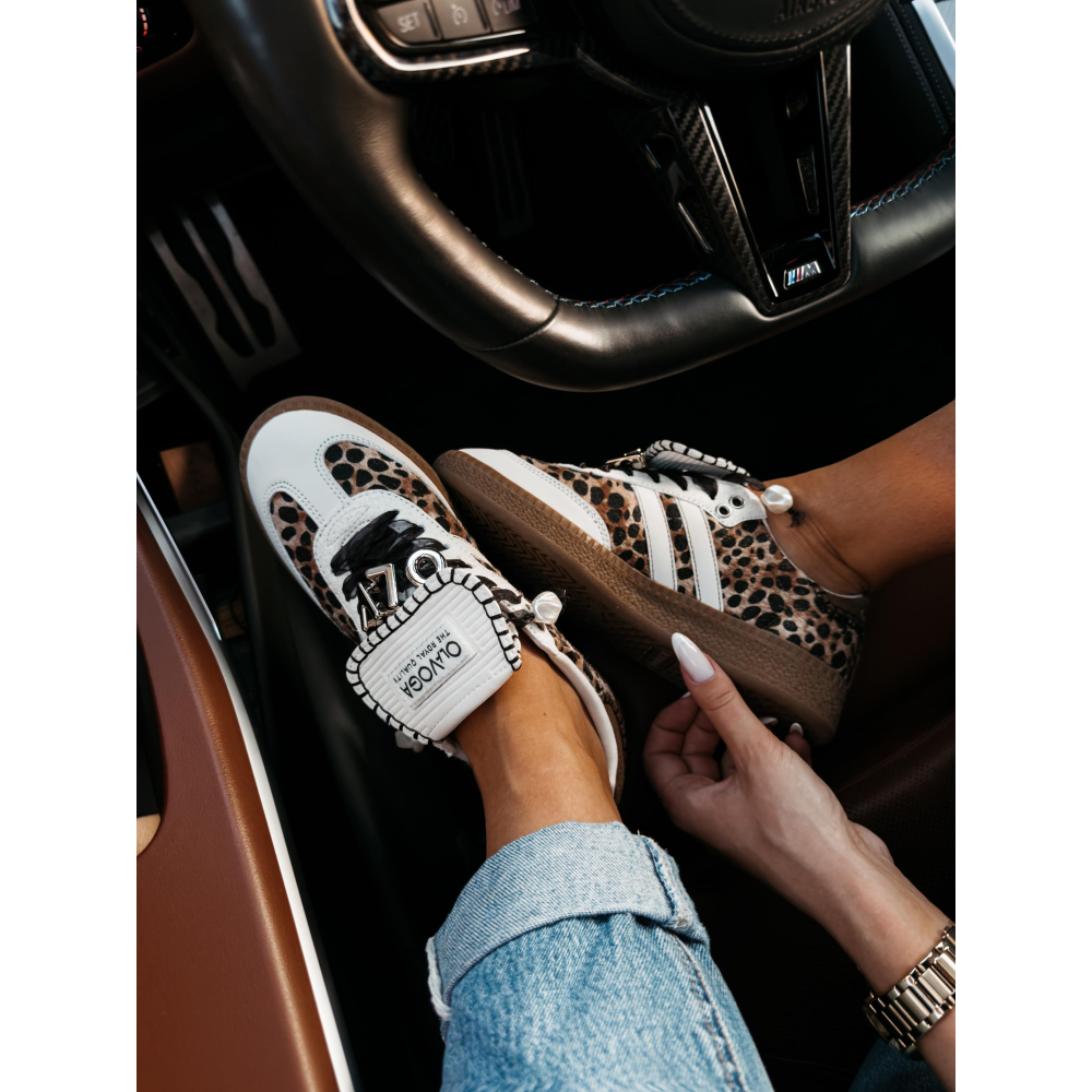 BUTY DAMSKIE SNEAKERSY OLAVOGA SHOES ANATY LEOPARD