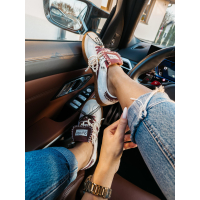 BUTY DAMSKIE SNEAKERSY OLAVOGA SHOES ANATY ECRU-WINE RED
