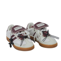 BUTY DAMSKIE SNEAKERSY OLAVOGA SHOES ANATY ECRU-WINE RED