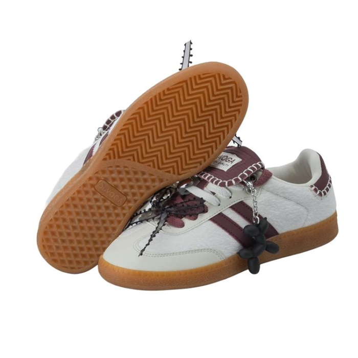 BUTY DAMSKIE SNEAKERSY OLAVOGA SHOES ANATY ECRU-WINE RED