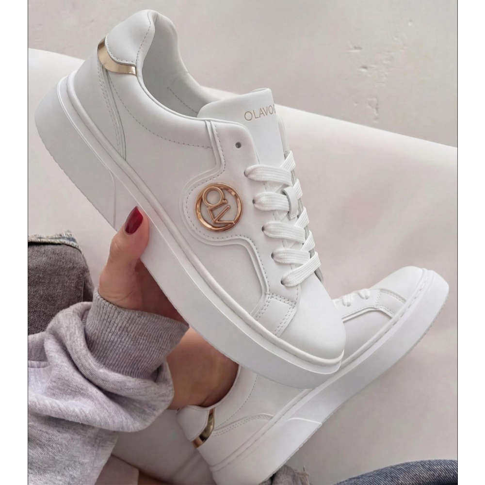 BUTY DAMSKIE SNEAKERSY OLAVOGA SHOES HALO ECRU