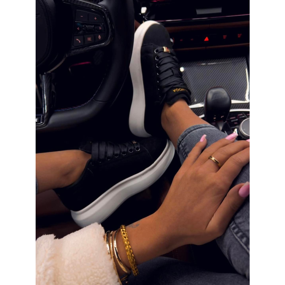 BUTY DAMSKIE SNEAKERSY OLAVOGA SHOES MERLO BLACK