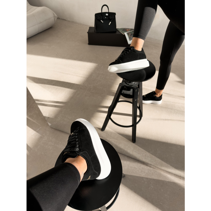 BUTY DAMSKIE SNEAKERSY OLAVOGA SHOES MERLO BLACK