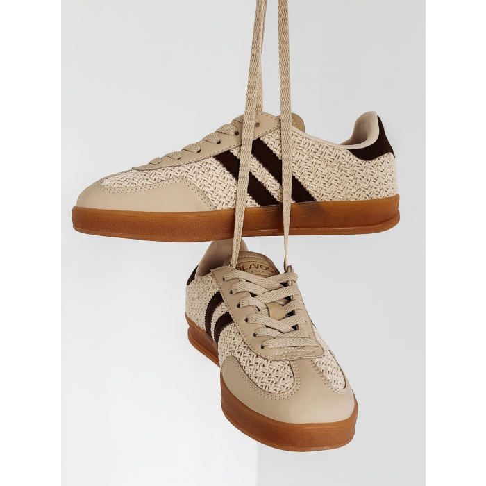BUTY DAMSKIE SNEAKERSY OLAVOGA SHOES PALERMO BEIGE