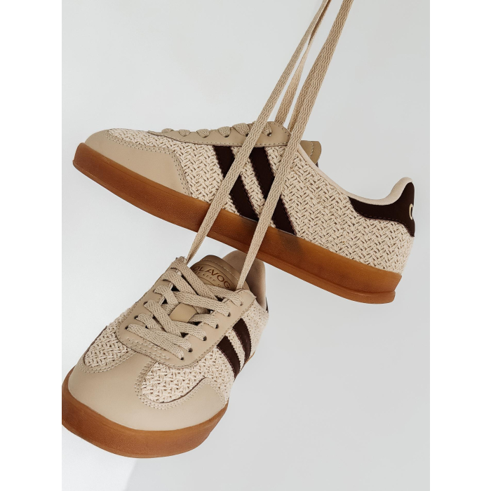 BUTY DAMSKIE SNEAKERSY OLAVOGA SHOES PALERMO BEIGE