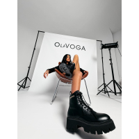 BUTY DAMSKIE WORKERY GOLD OLAVOGA SHOES MOVE BLACK