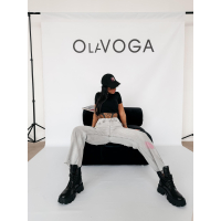 BUTY DAMSKIE WORKERY GOLD OLAVOGA SHOES MOVE BLACK