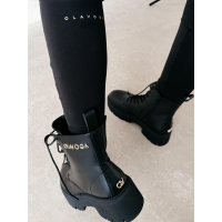BUTY DAMSKIE WORKERY GOLD OLAVOGA SHOES MOVE BLACK