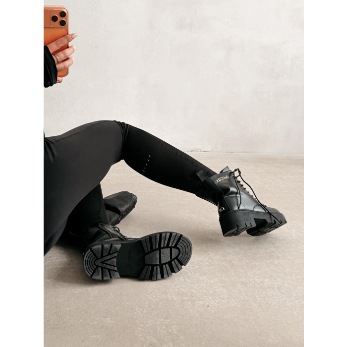 BUTY DAMSKIE WORKERY GOLD OLAVOGA SHOES MOVE BLACK