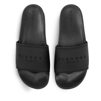 BUTY MĘSKIE KLAPKI OLAVOGA MEN SHOES LAVITS BLACK