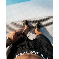 BUTY MĘSKIE KLAPKI OLAVOGA MEN SHOES LAVITS BLACK