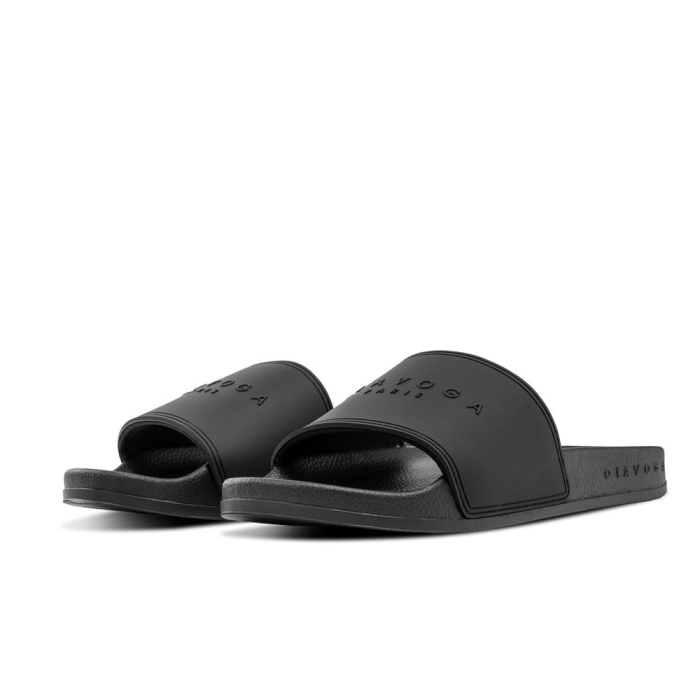 BUTY MĘSKIE KLAPKI OLAVOGA MEN SHOES LAVITS BLACK