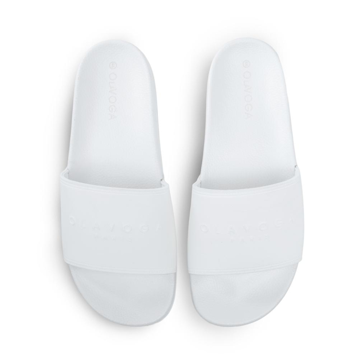 BUTY MĘSKIE KLAPKI OLAVOGA MEN SHOES LAVITS WHITE
