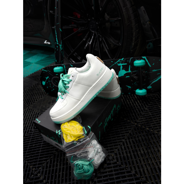 BUTY MĘSKIE OLAVOGA MEN SHOES DAYTON WHITE-BLUE