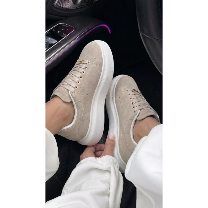BUTY DAMSKIE SNEAKERSY OLAVOGA SHOES MERLO BEIGE
