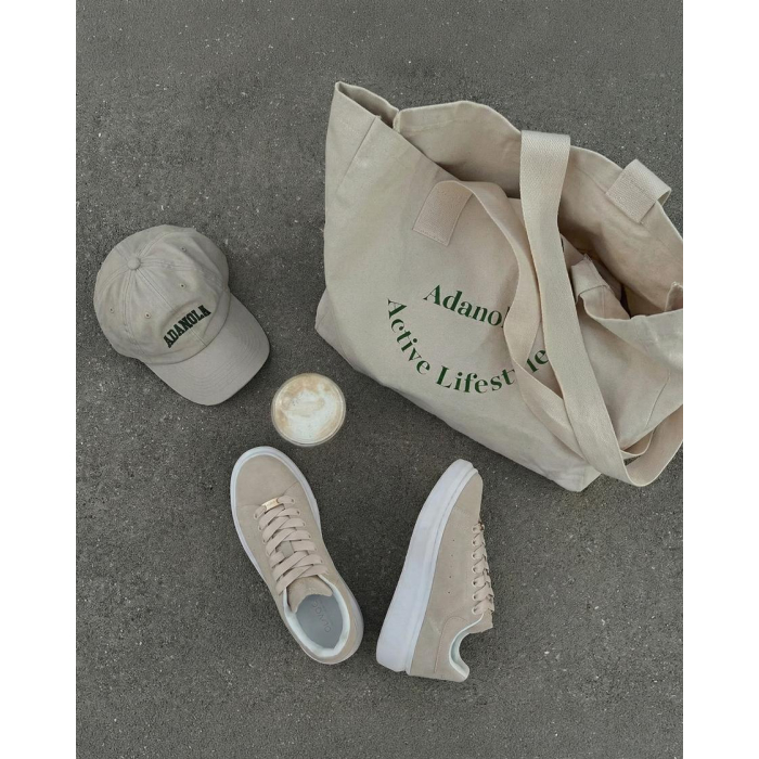 BUTY DAMSKIE SNEAKERSY OLAVOGA SHOES MERLO BEIGE