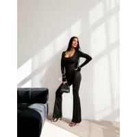 KOMBINEZON MODELUJĄCY BEZ PLECÓW OLAVOGA SILVA BLACK